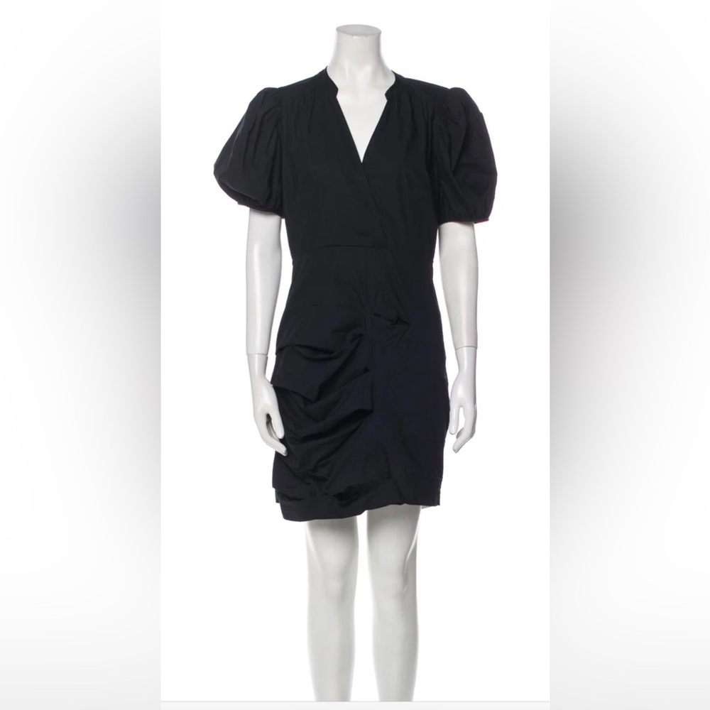 Ba&sh V-Neck Black Mini Dress
